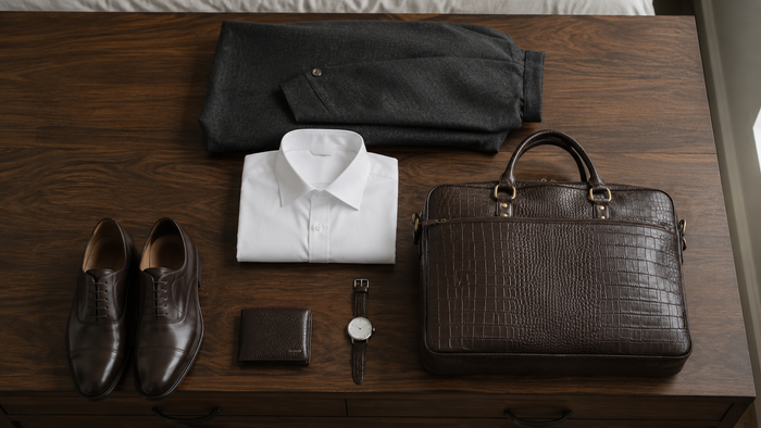 The quiet wardrobe: old money style for the working day.