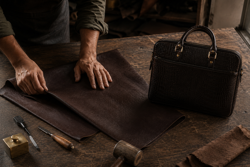 One hide. One maker.
A bag for the next ten years.
